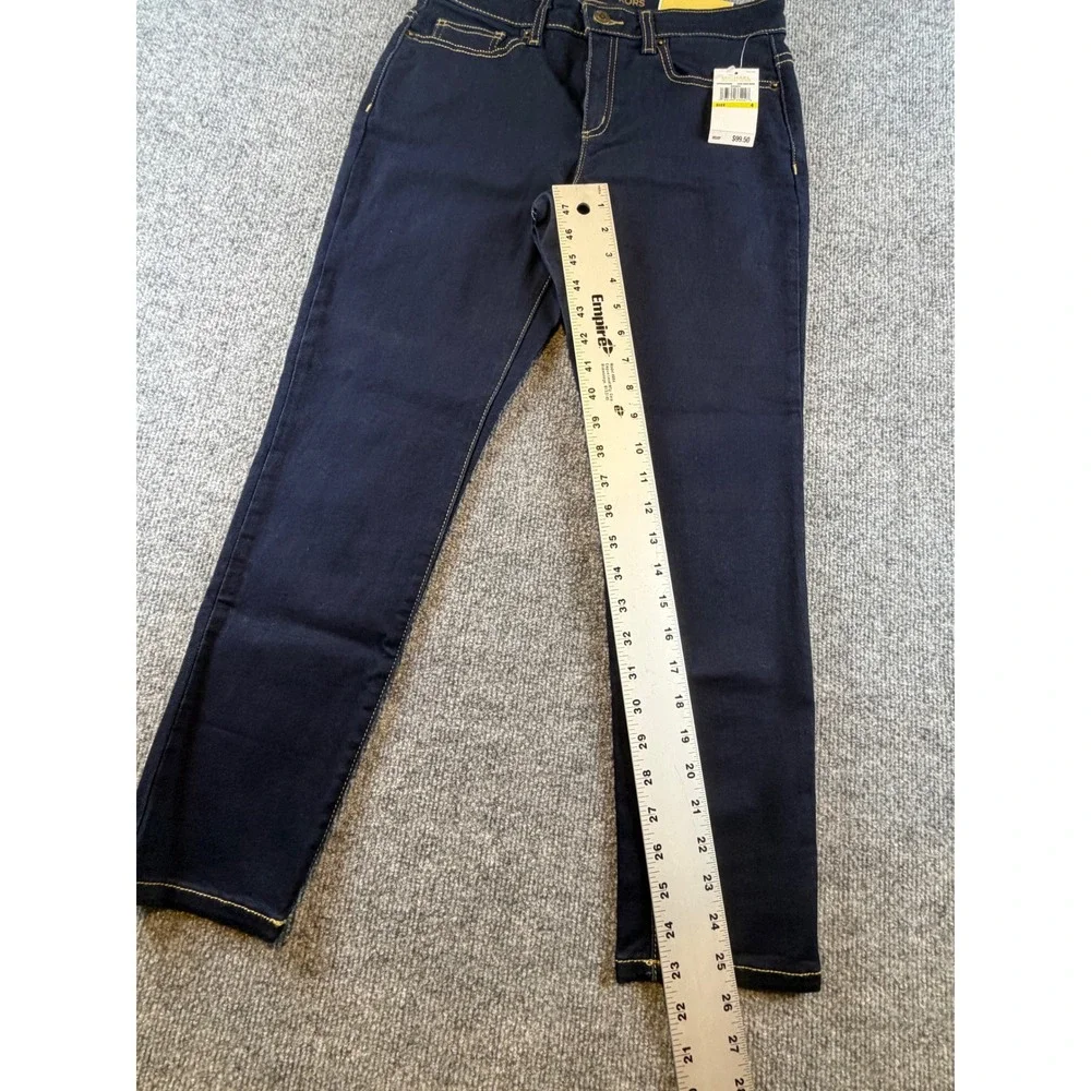 Michael Kors Izzy Cropped Skinny Jeans Dark Rinse Wash QH99AD96NB Mens 4